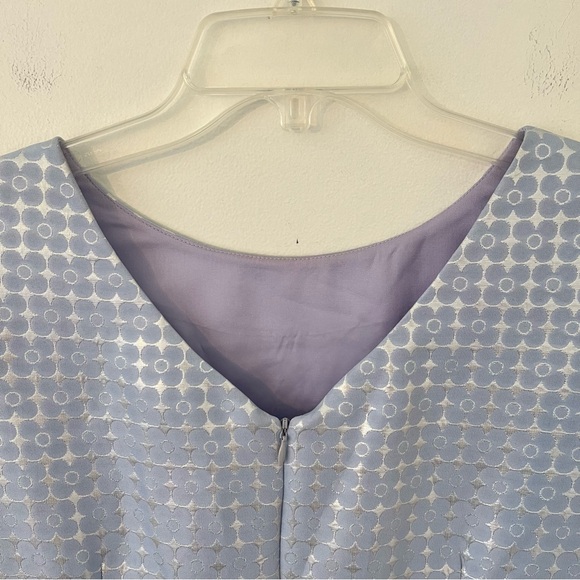 Sara Campbell Retro Style Floral Shimmery Sheath Dress Pastel Color (F1) - Picture 7 of 15